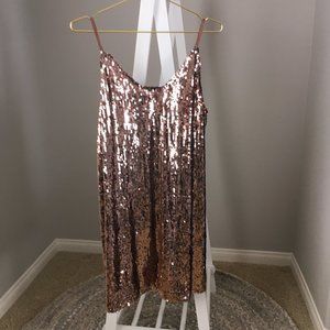 Shift Sequin Dress
